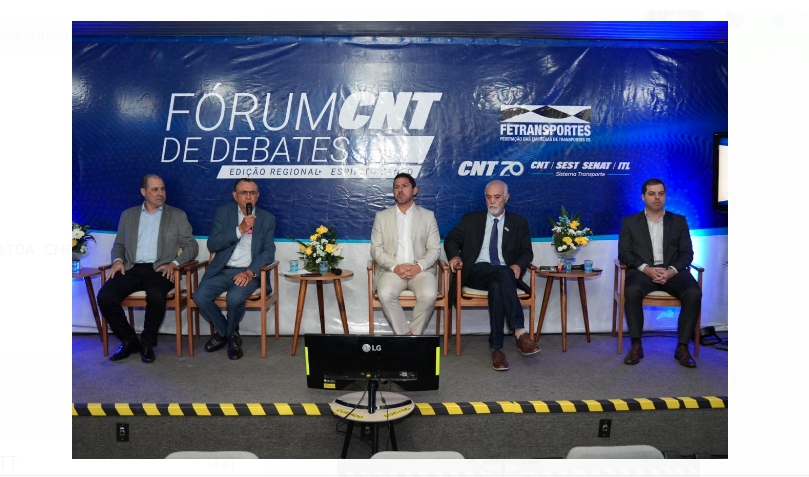 Fórum CNT de Debates promove debate qualificado sobre os desafios do transporte e da multimodalidade capixaba