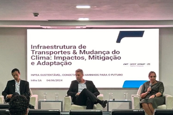 CNT apresenta painel sobre mudanças climáticas no evento infra sustentável