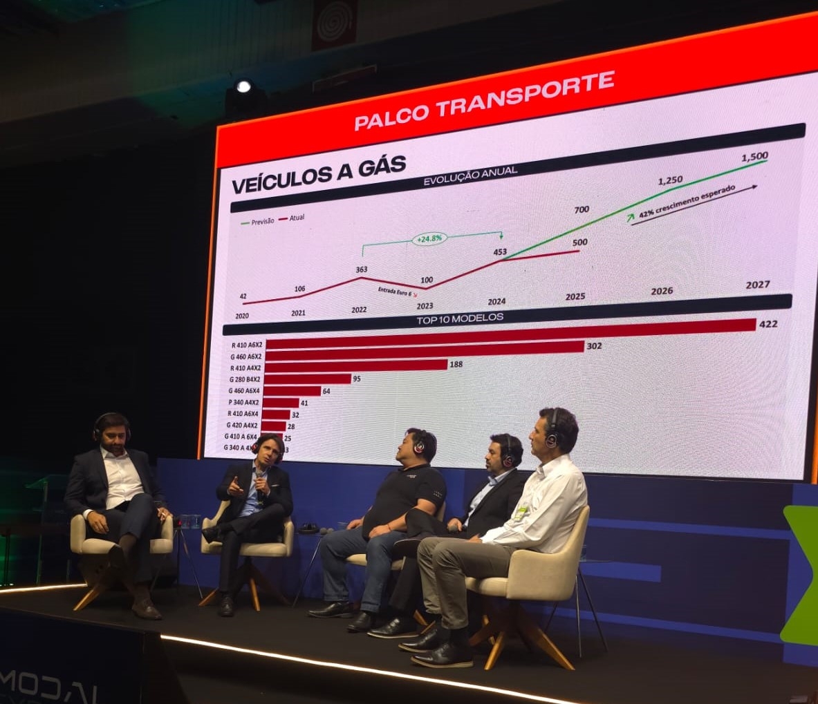 Piloto com ônibus a gás e debate sobre transição energética marcam segundo dia da Modal