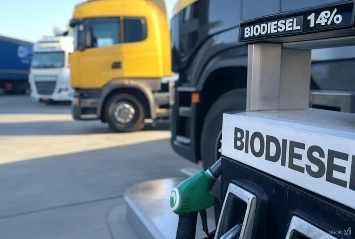 Governo aprova aumento de 14% para 15% de biodiesel no diesel