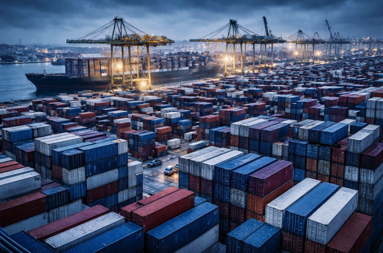 Portos brasileiros podem atingir limite de contêineres até 2030, diz estudo
