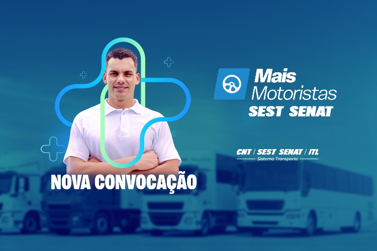 SEST SENAT convoca 6 mil novos candidatos do programa Mais Motoristas