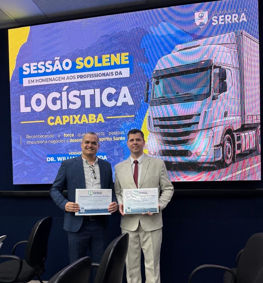 Transcares tem atuação em prol da logística capixaba reconhecida em homenagem da Câmara Municipal da Serra